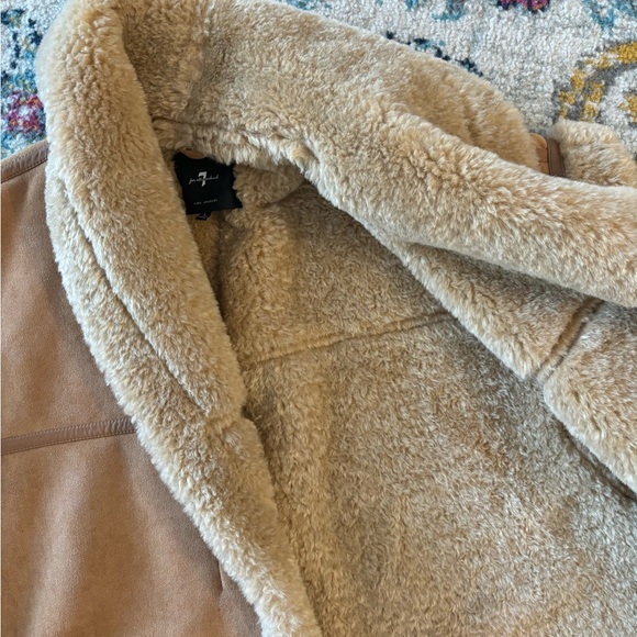 7 for all mankind faux fur vest - Picture 6 of 8